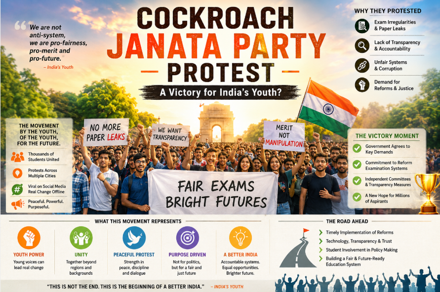 Cockroach Janata Party Protest