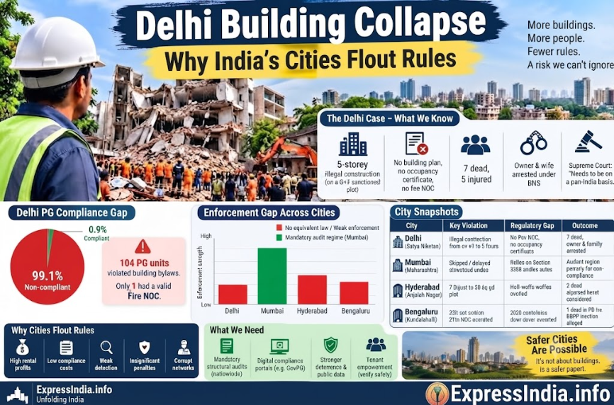Delhi Building Collapse